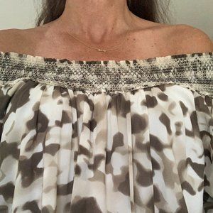 Alice + Olivia Off the Shoulder Tunic Top